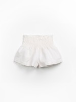 Linen and organic cotton shorts