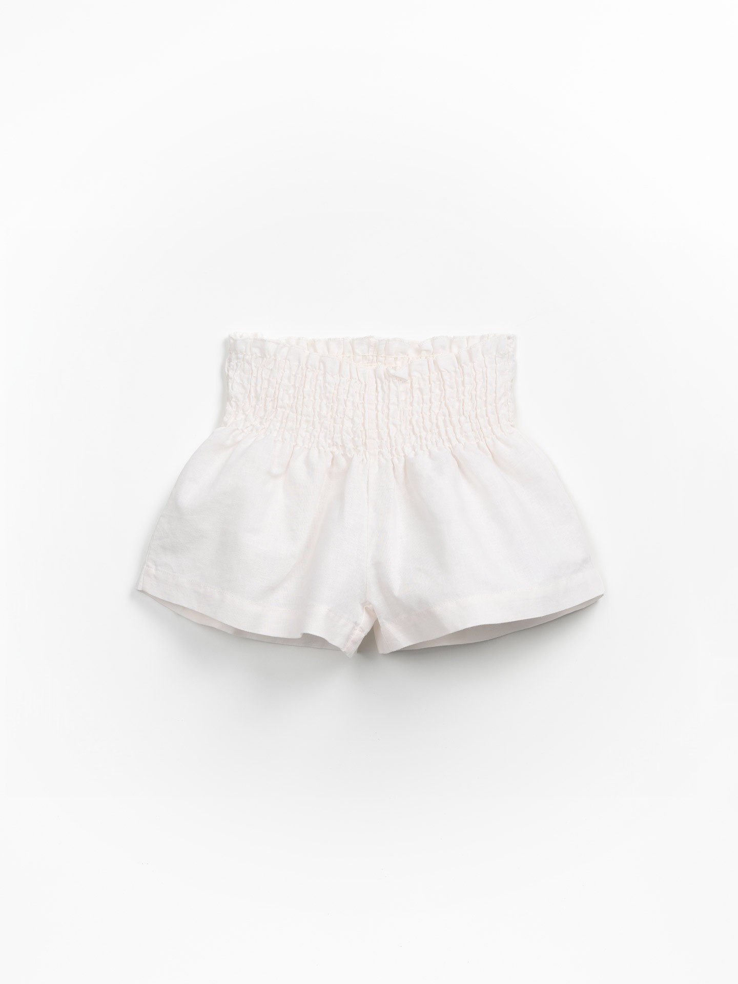 Pantalón corto de lino y algodón orgánico