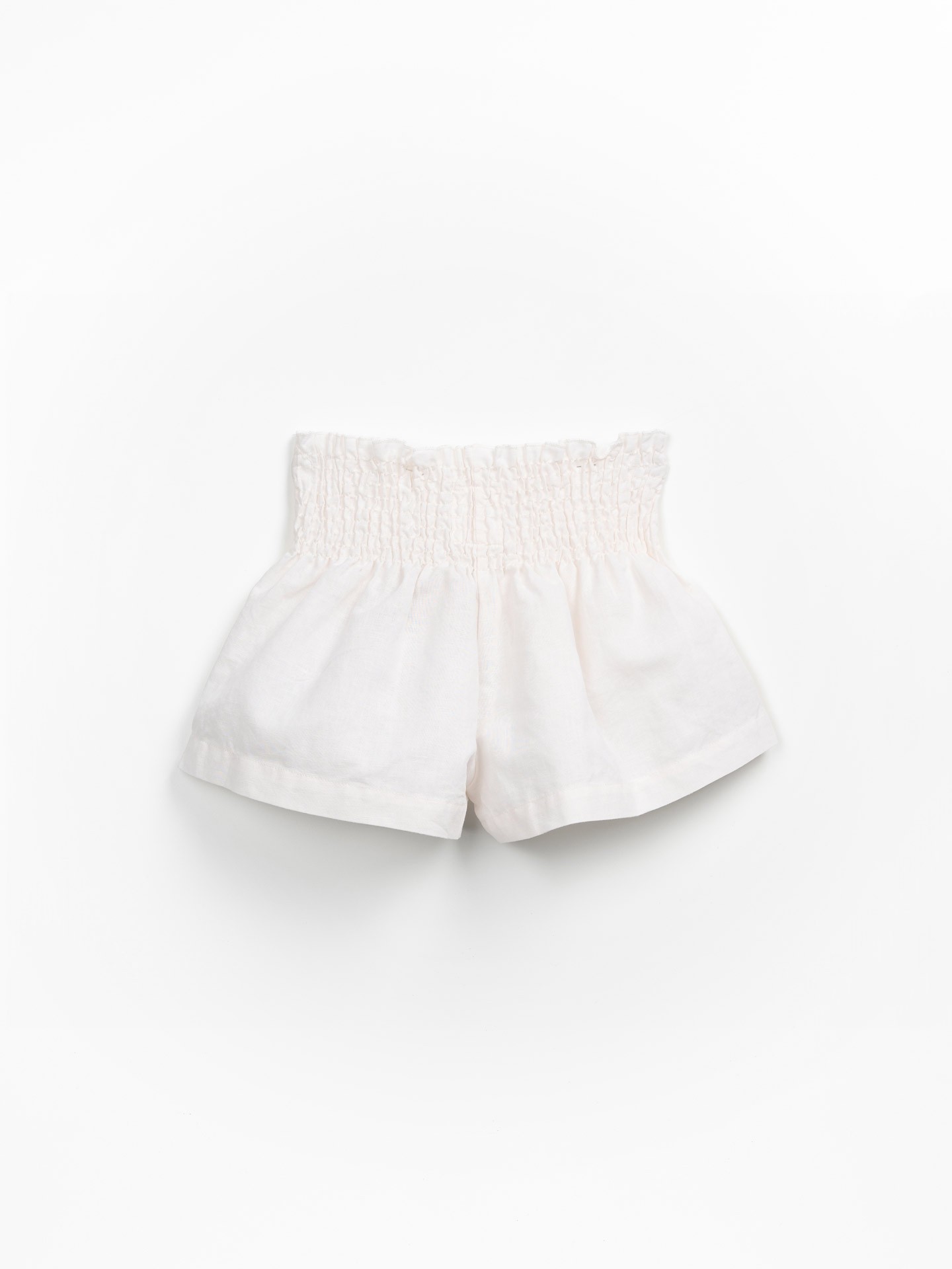 Pantalón corto de lino y algodón orgánico