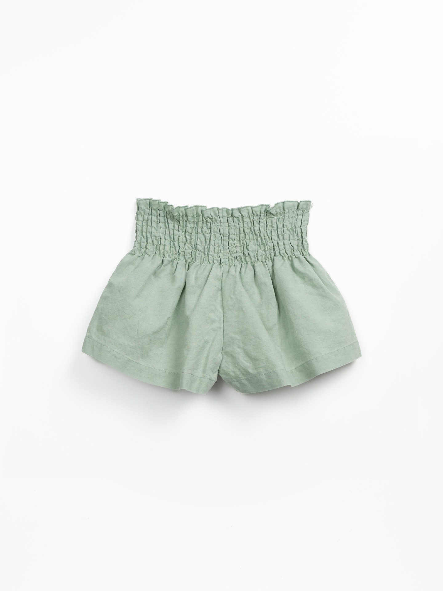 Pantalón corto de lino y algodón orgánico