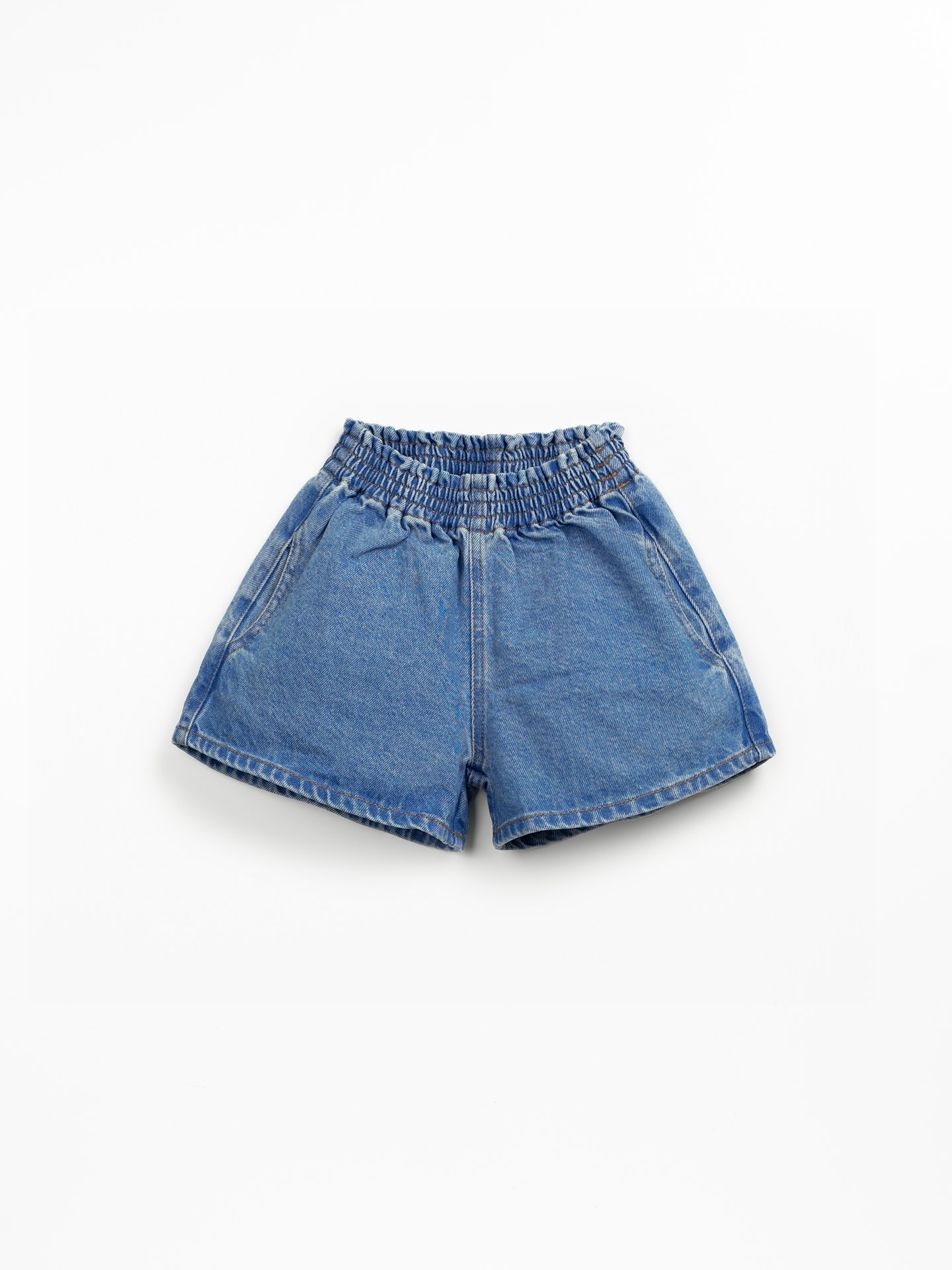 Pantalones cortos vaqueros de algodón orgánico con bolsillos