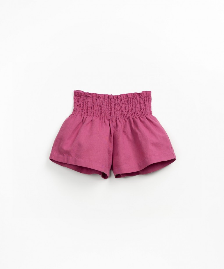 Pantalones cortos de lino y algodn orgnico