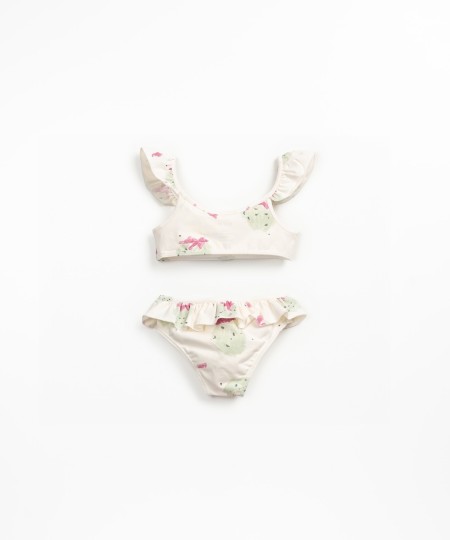 Biquíni com estampado de morangos