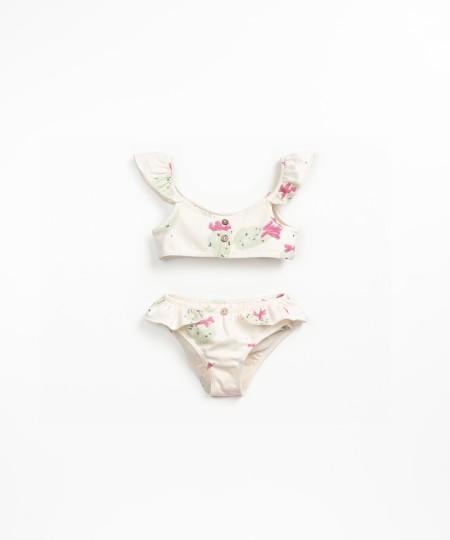 Biquíni com estampado de morangos