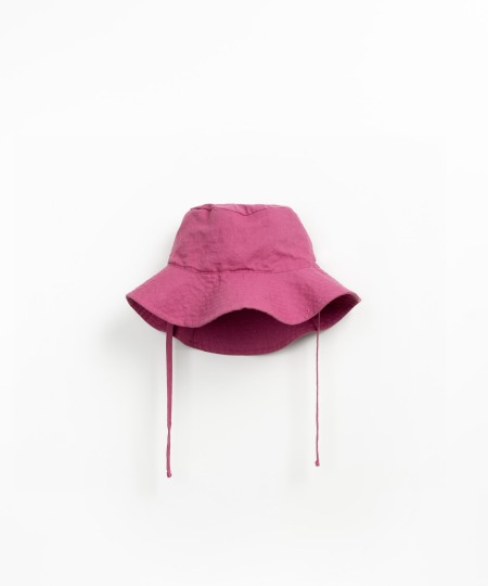 Chapéu de tecido em linho e algodão orgânico