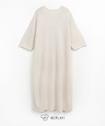 Knit jacket with V-neck