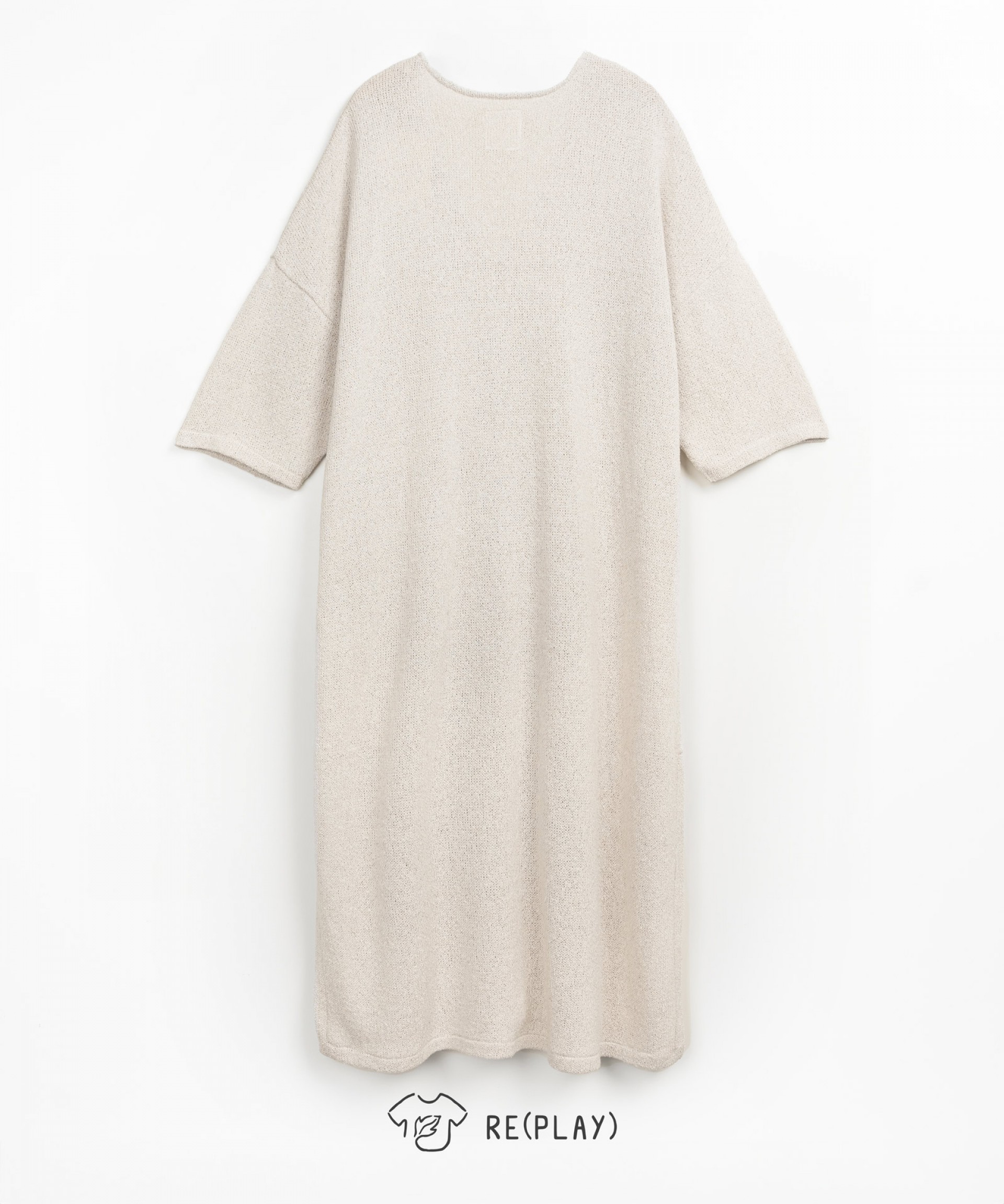 Knit jacket with V-neck
