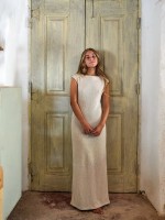 Jersey dress in cotton and organic cotton