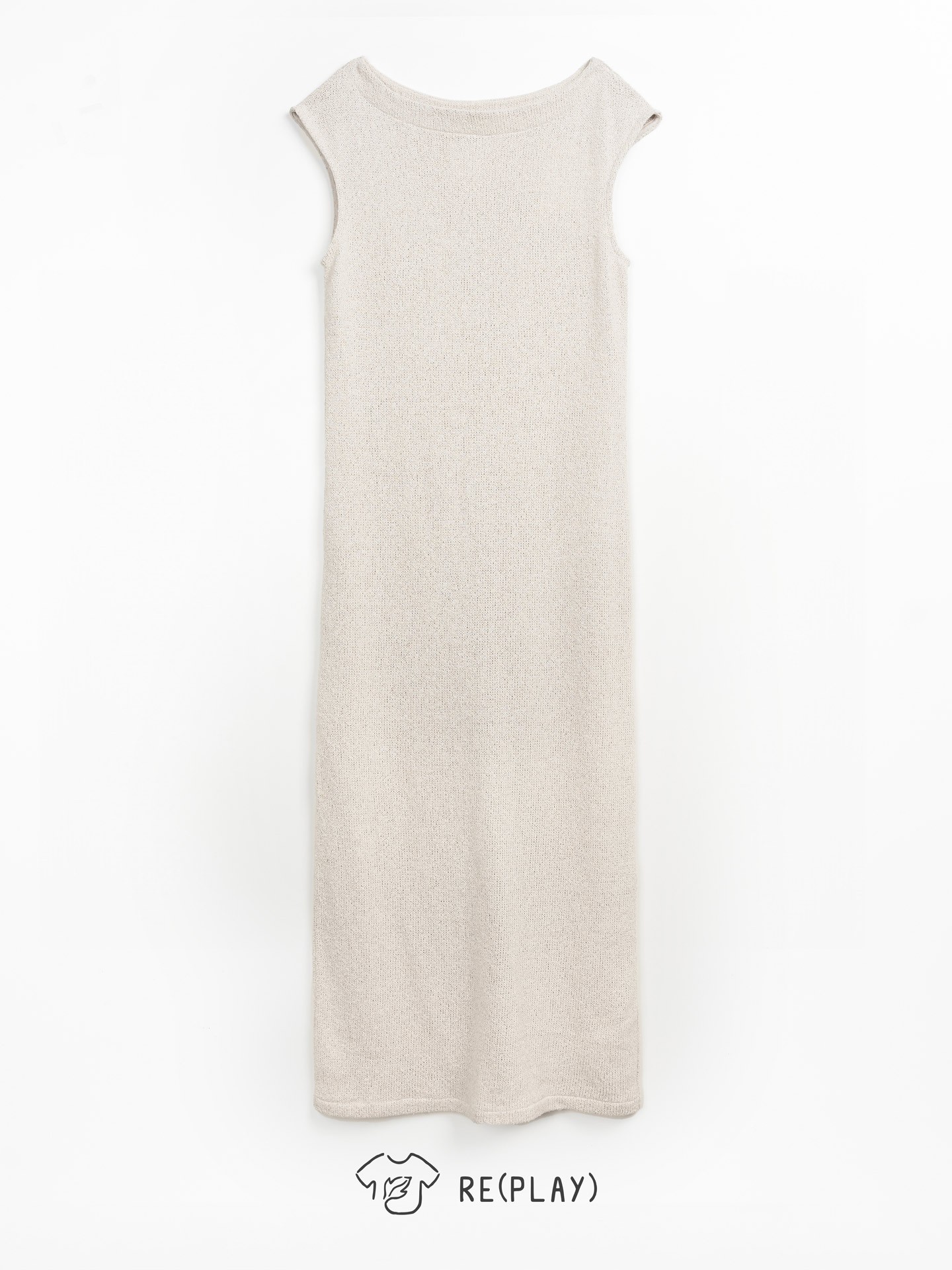 Jersey dress in cotton and organic cotton