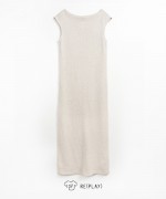 Jersey dress with Re(Play) thread