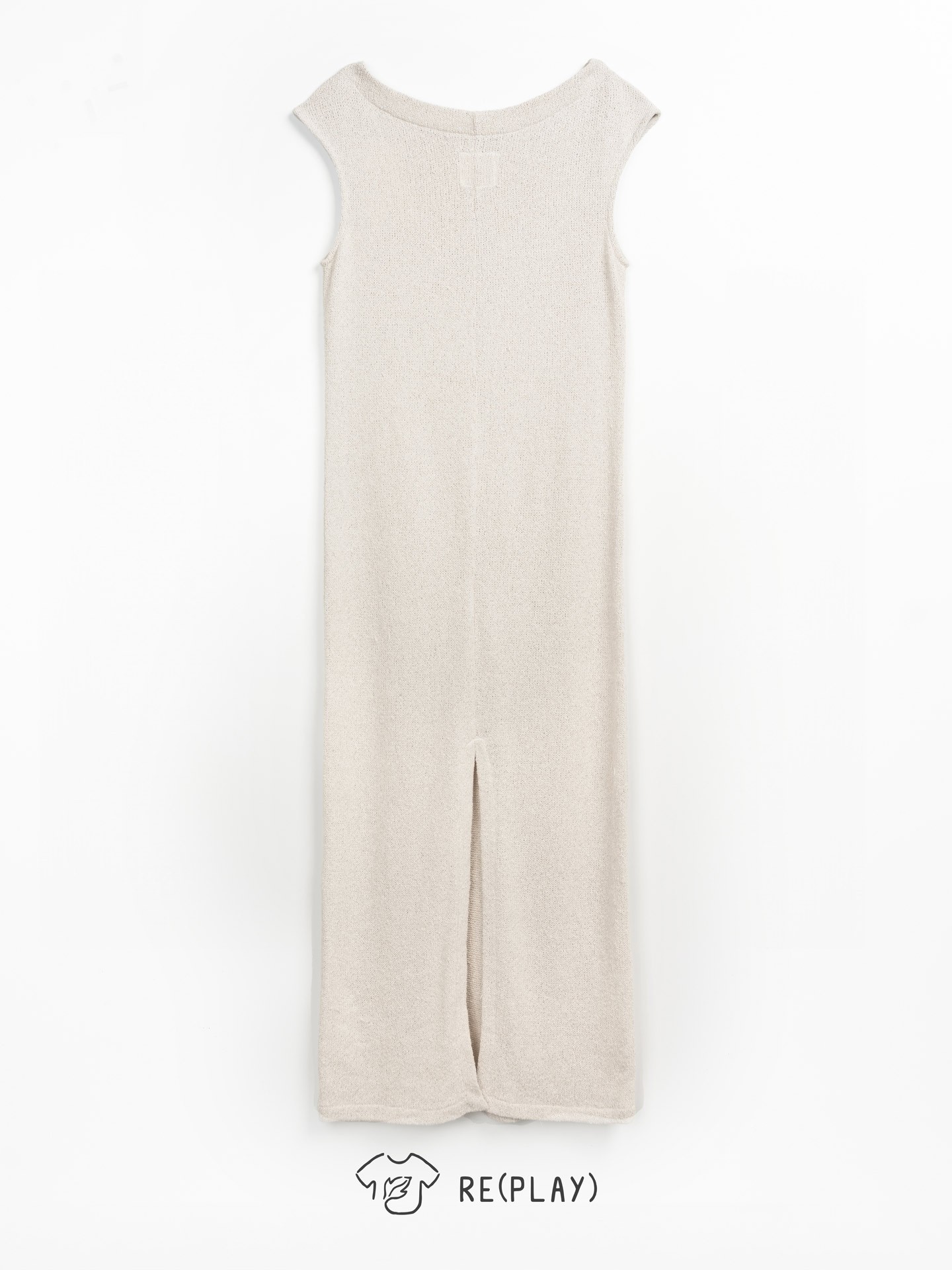 Jersey dress in cotton and organic cotton