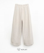 Trousers in a mixture of cotton and organic cotton
