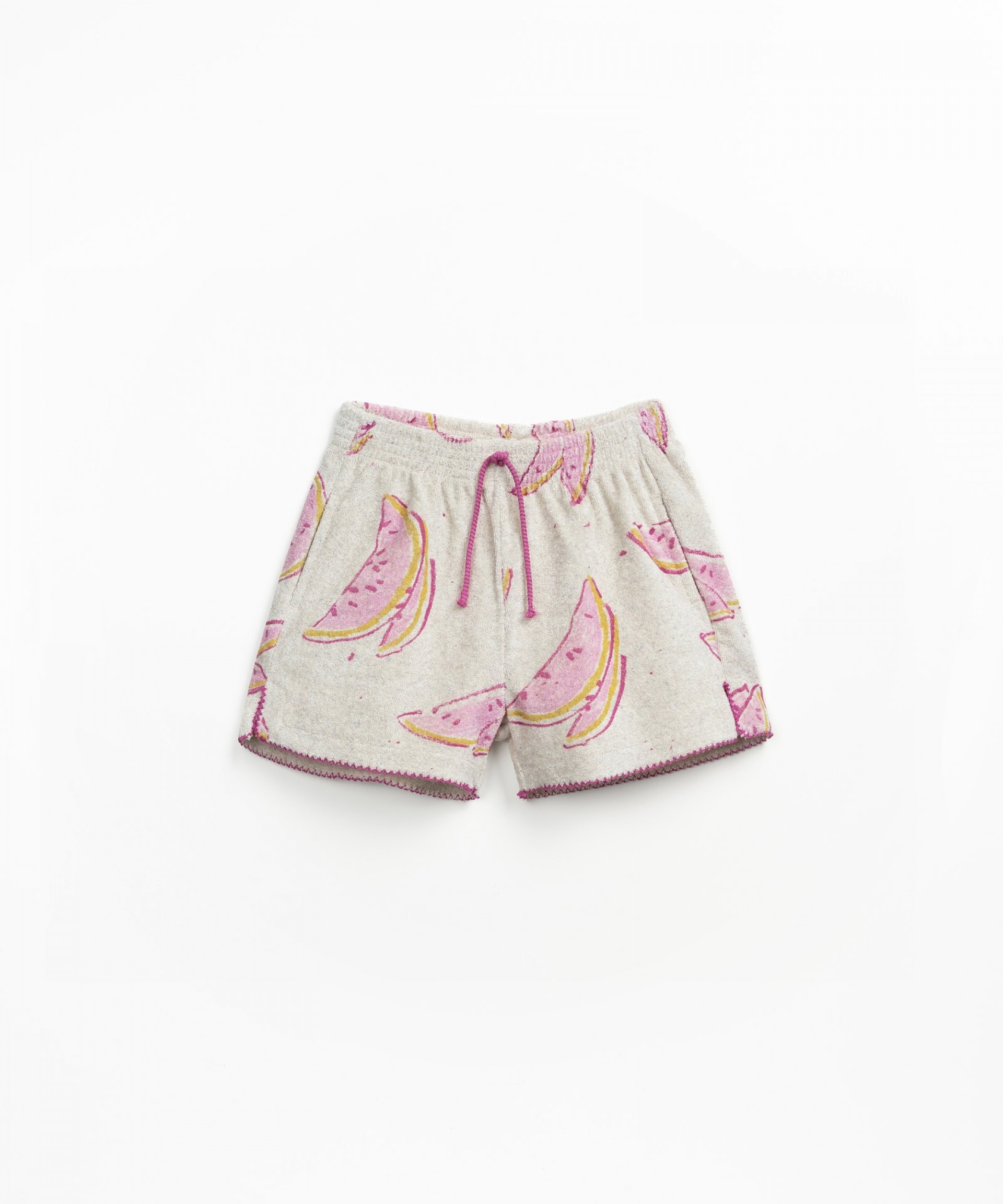 Shorts with watermelon print
