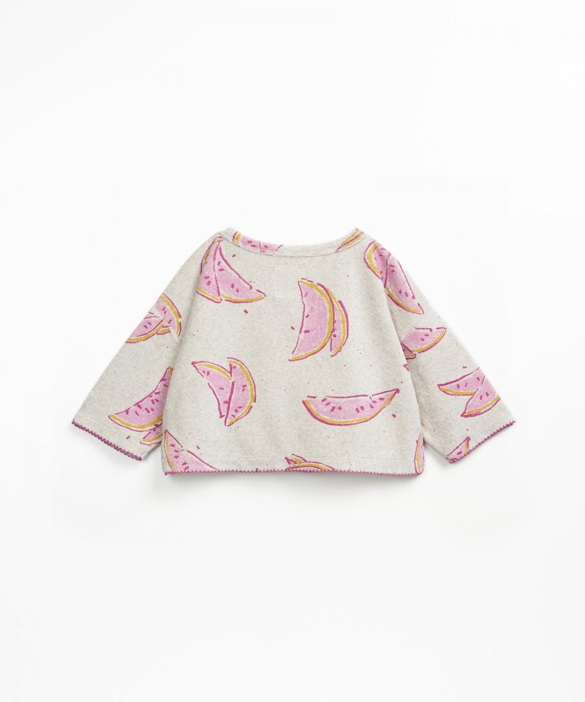 Sudadera de punto con estampado de sandas