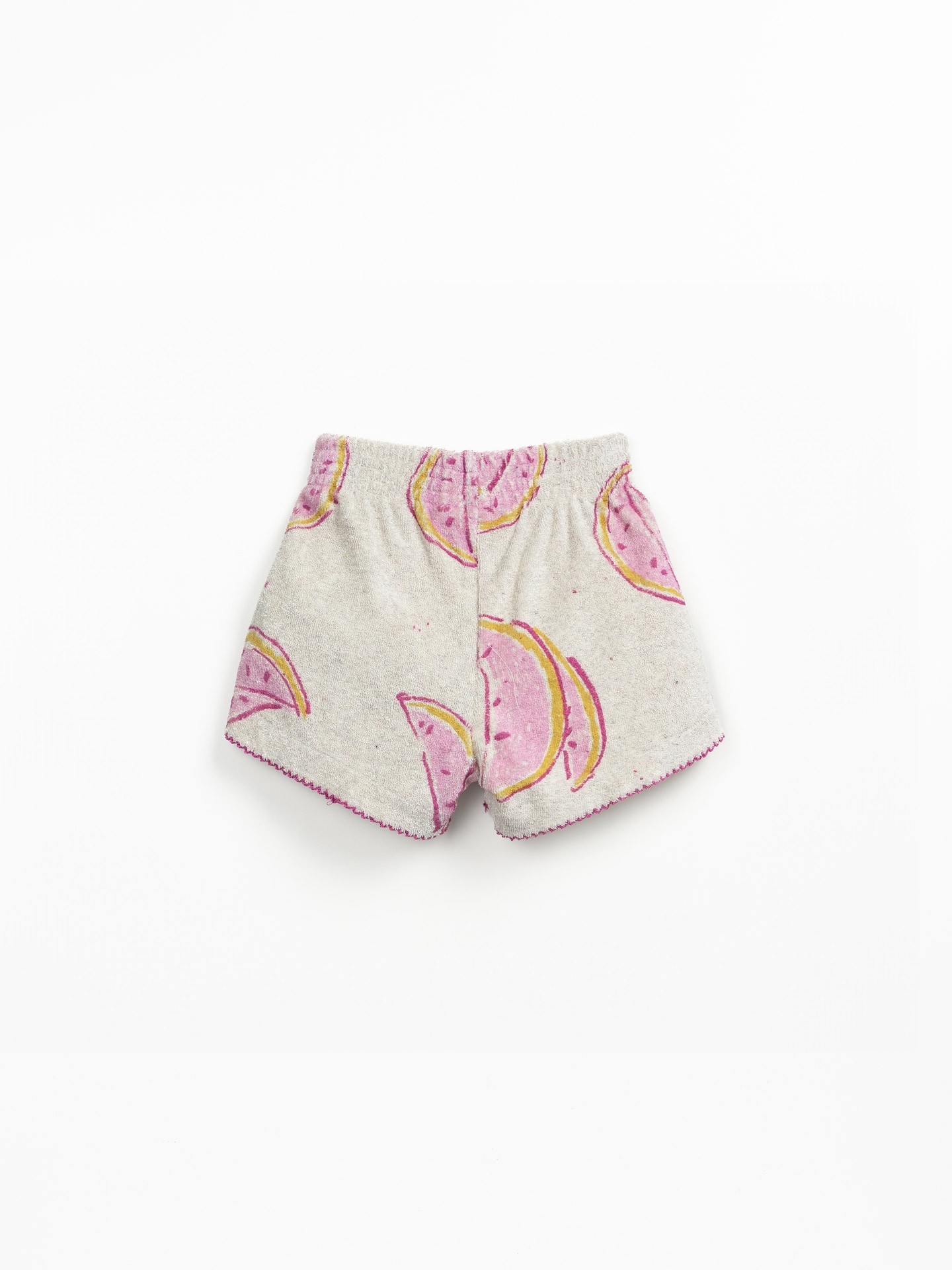 Calção de malha peluche