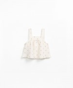 Top with a blend of recycled fibers