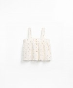 Strappy top with open back