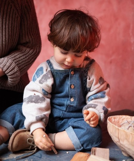 Tutona di jeans con tasche