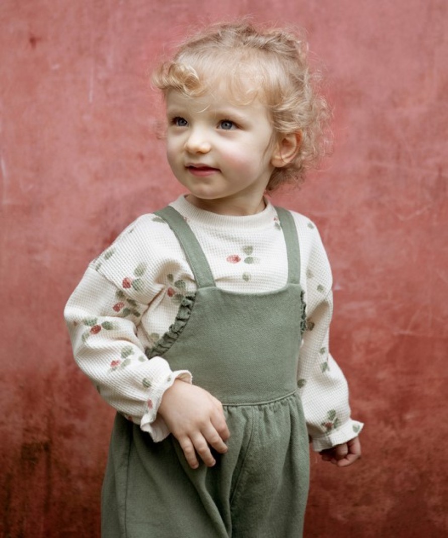 Jumpsuit with elastic on the back