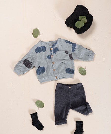 Jersey shirt with cloud print Jersey shirt with cloud print