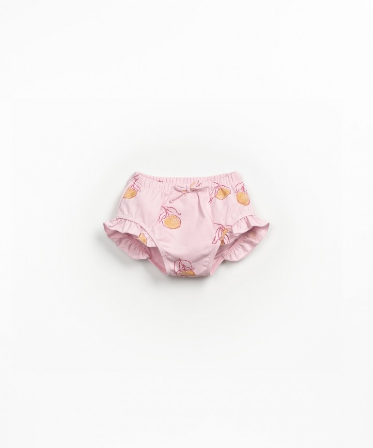 Cueca de banho com estampado