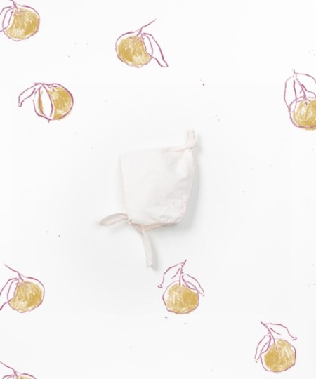 Berretto in tessuto di lino e cotone biologico