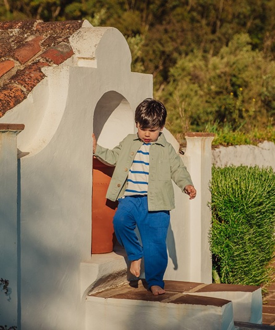 Veste en serg de coton