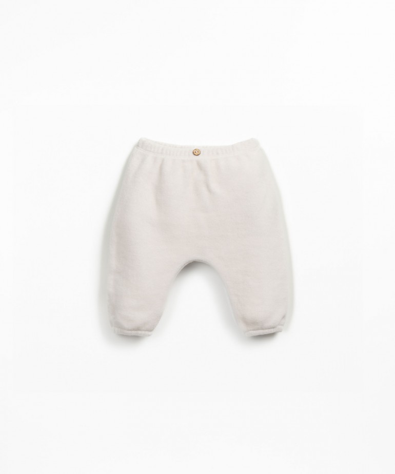Pantaloni in maglia pile