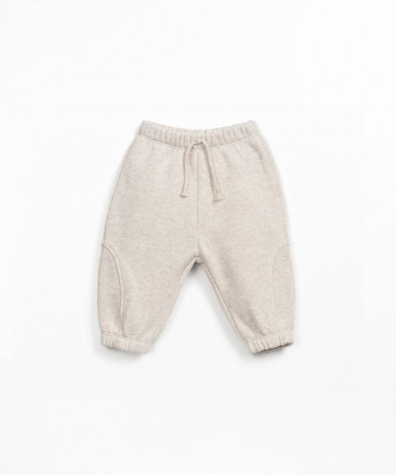 Pantaloni in felpa in misto cotone riciclato e poliestere riciclato
