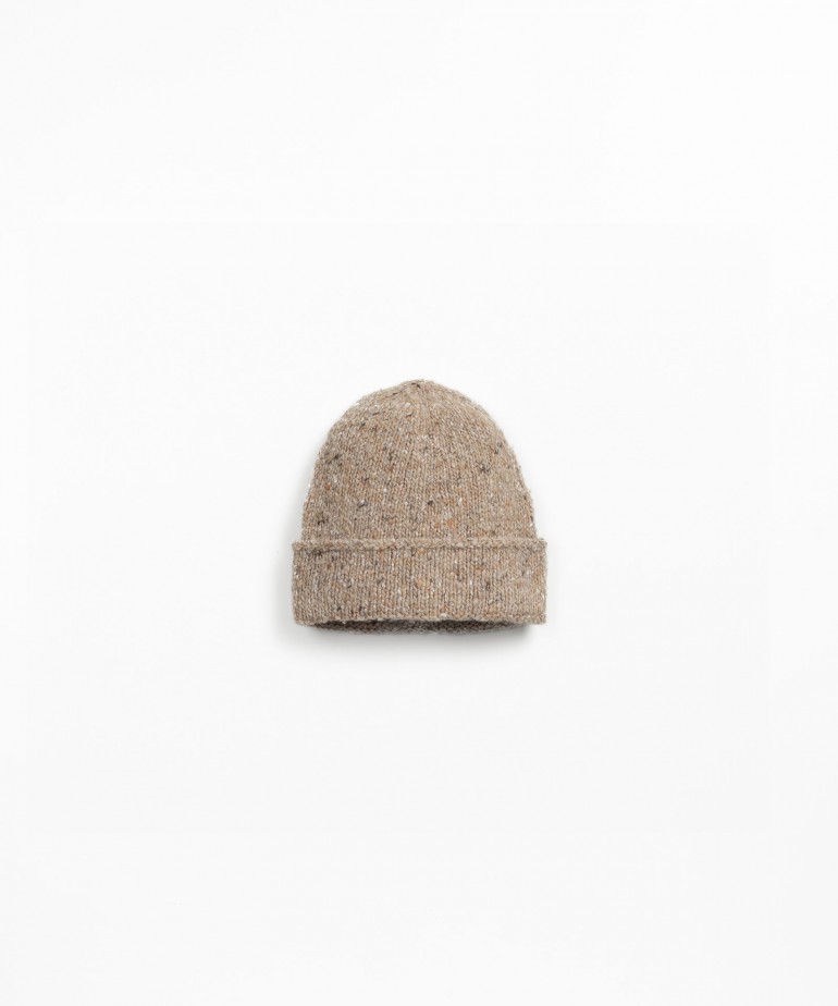 Bonnet en mlange de laine recycle, laine et viscose