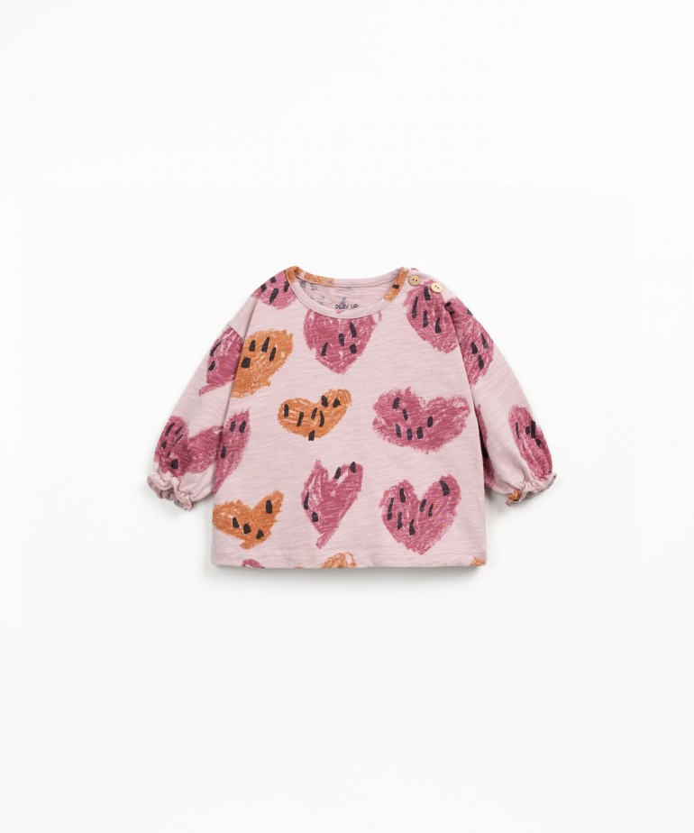 Pull en maille avec fibres naturelles