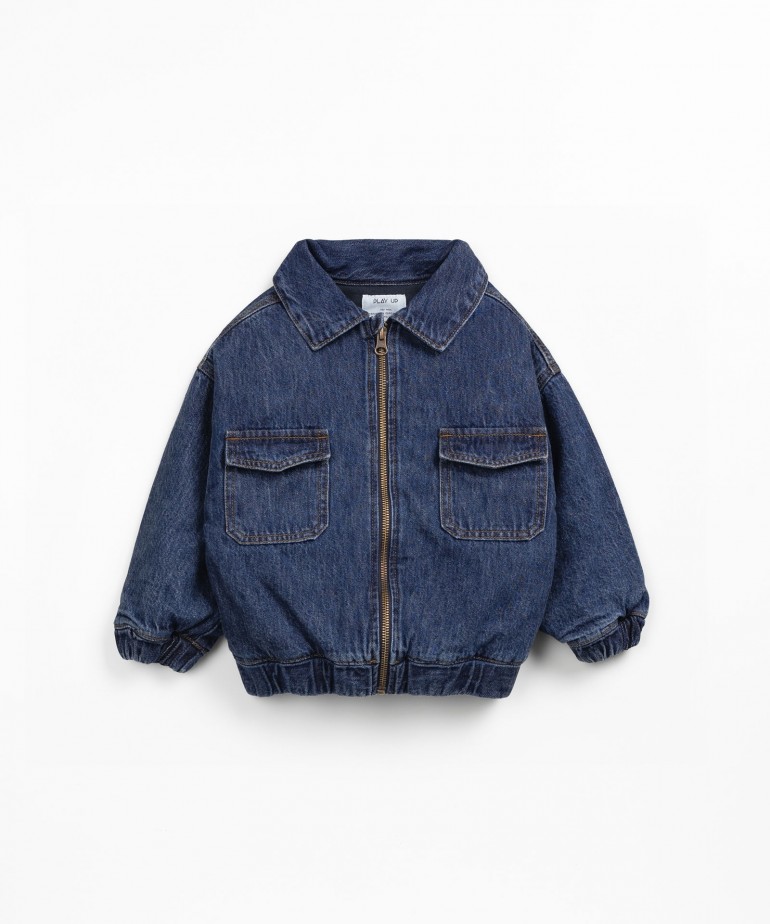 Giacca in denim di cotone