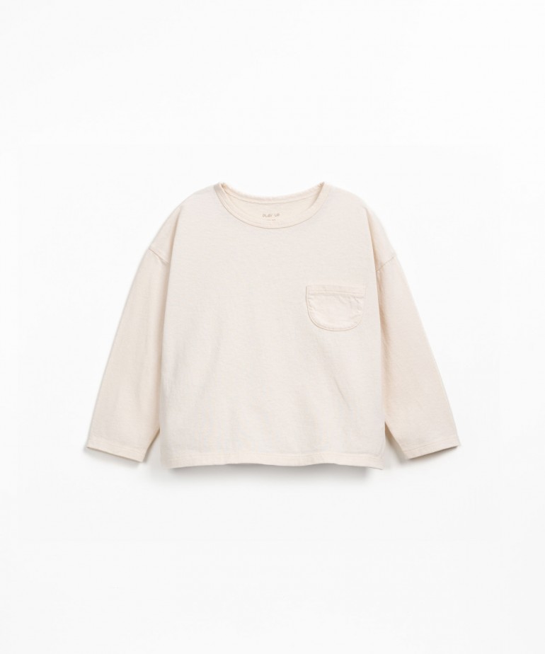 T-shirt en mlange de fibres naturelles et recycles