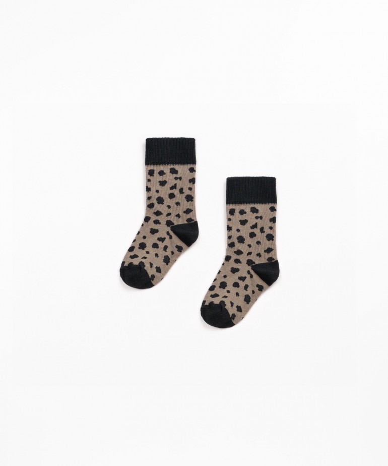 Chaussettes  motif tache animale