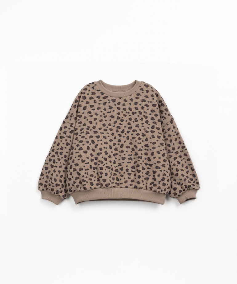 Pull en maille avec imprim?