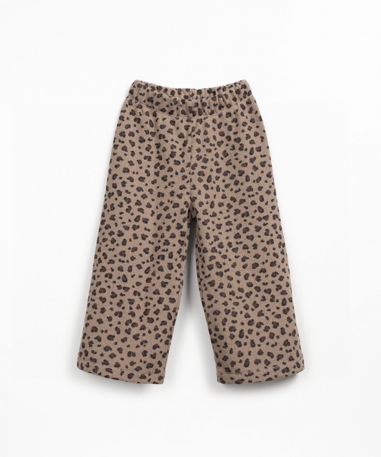 Pantalon en maille imprim?