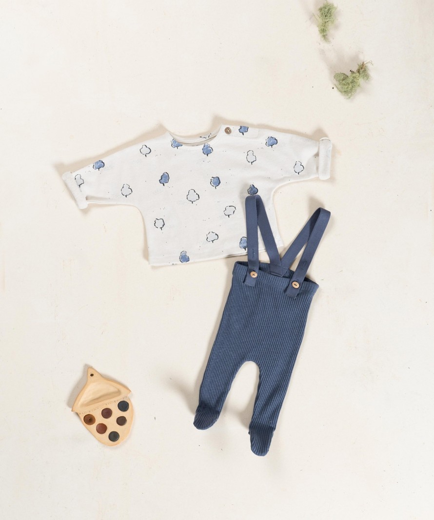 Leggings en maille de coton biologique