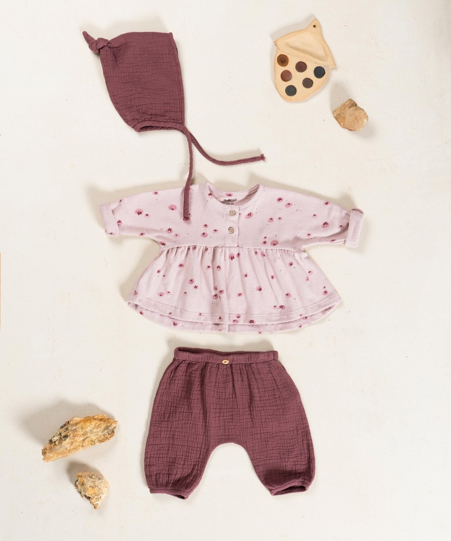 Cotton fabric trousers