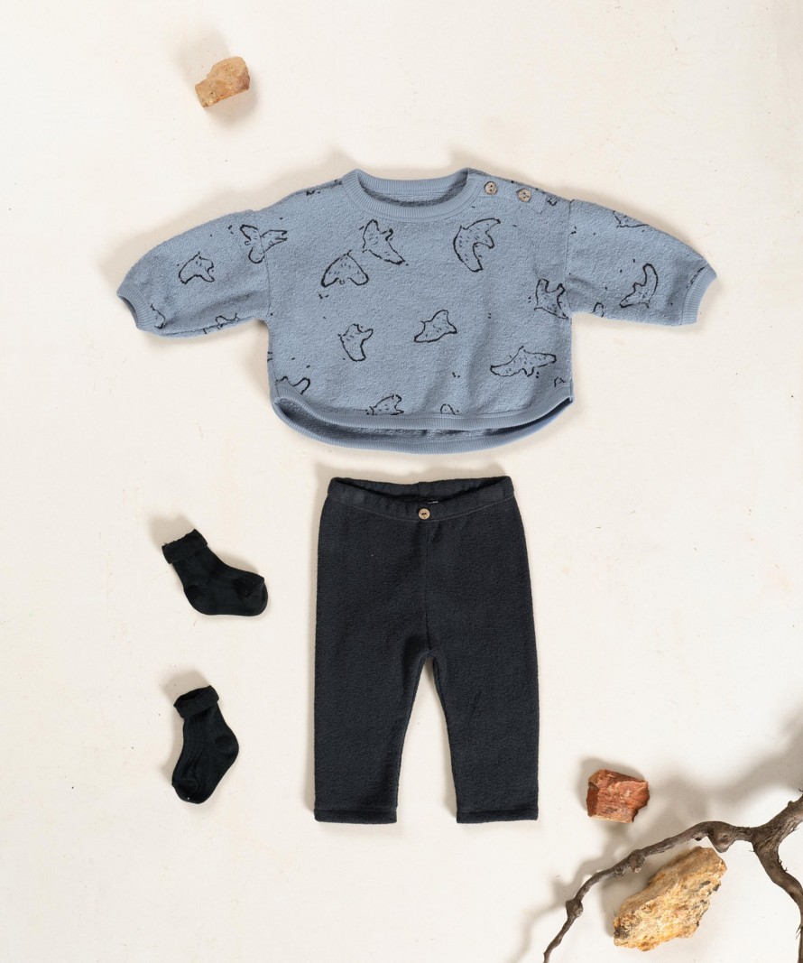 Leggings con miscela di fibre naturali e fibre riciclate