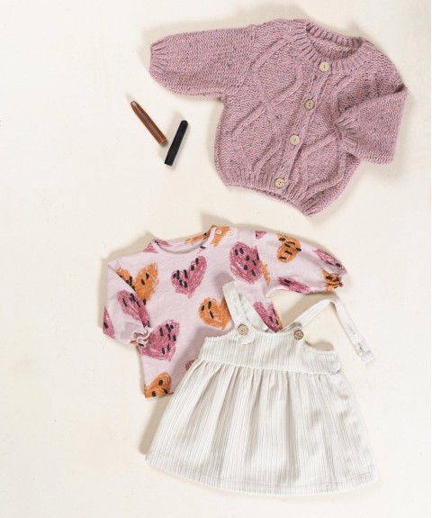 Ropa para beb nia en lino y algodn orgnico