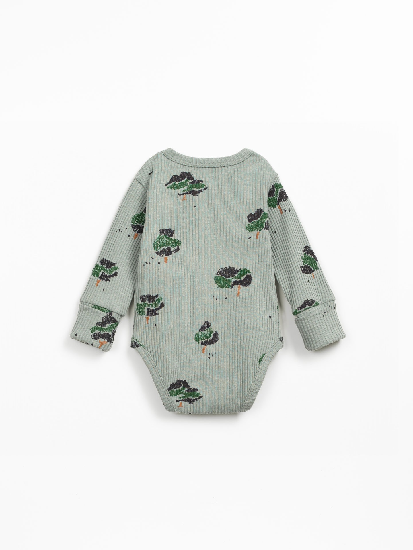 Organic cotton body with tree print