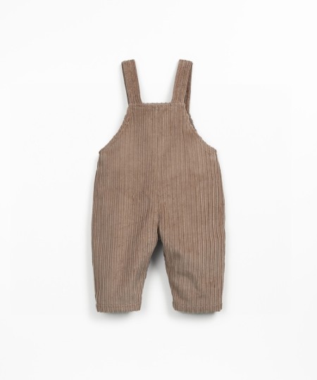 Salopette en velours côtelé