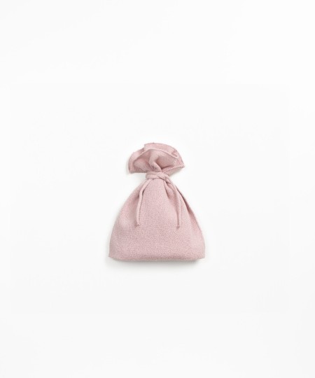 Conjunto gorro e luvas em malha