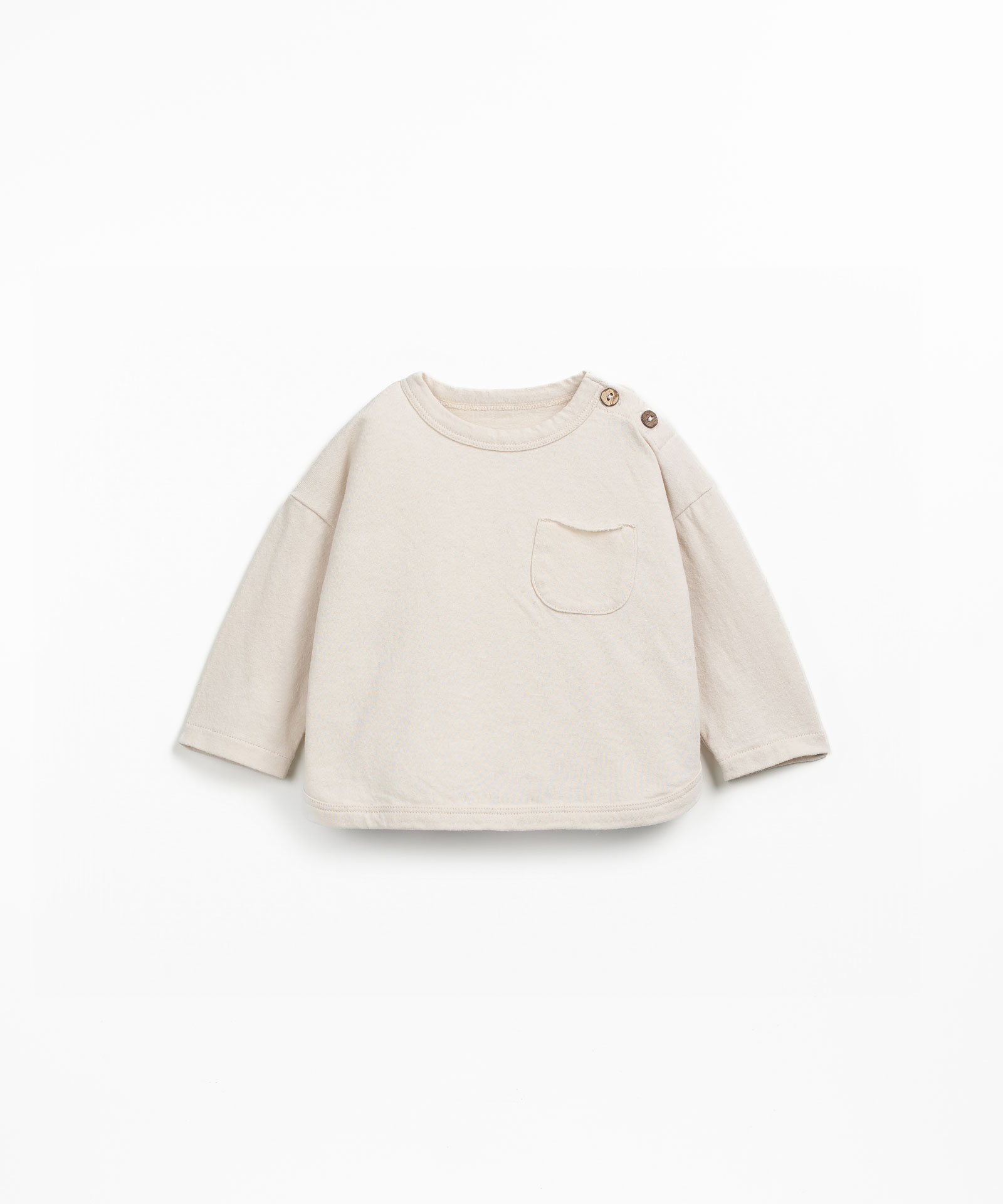 Maglione in maglia con miscela di fibre naturali e riciclate