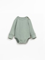 Ribbed bodysuit with organic cotton