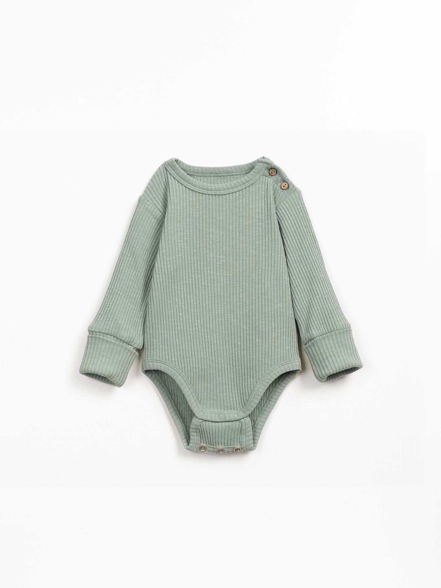 Ribbed bodysuit with organic cotton