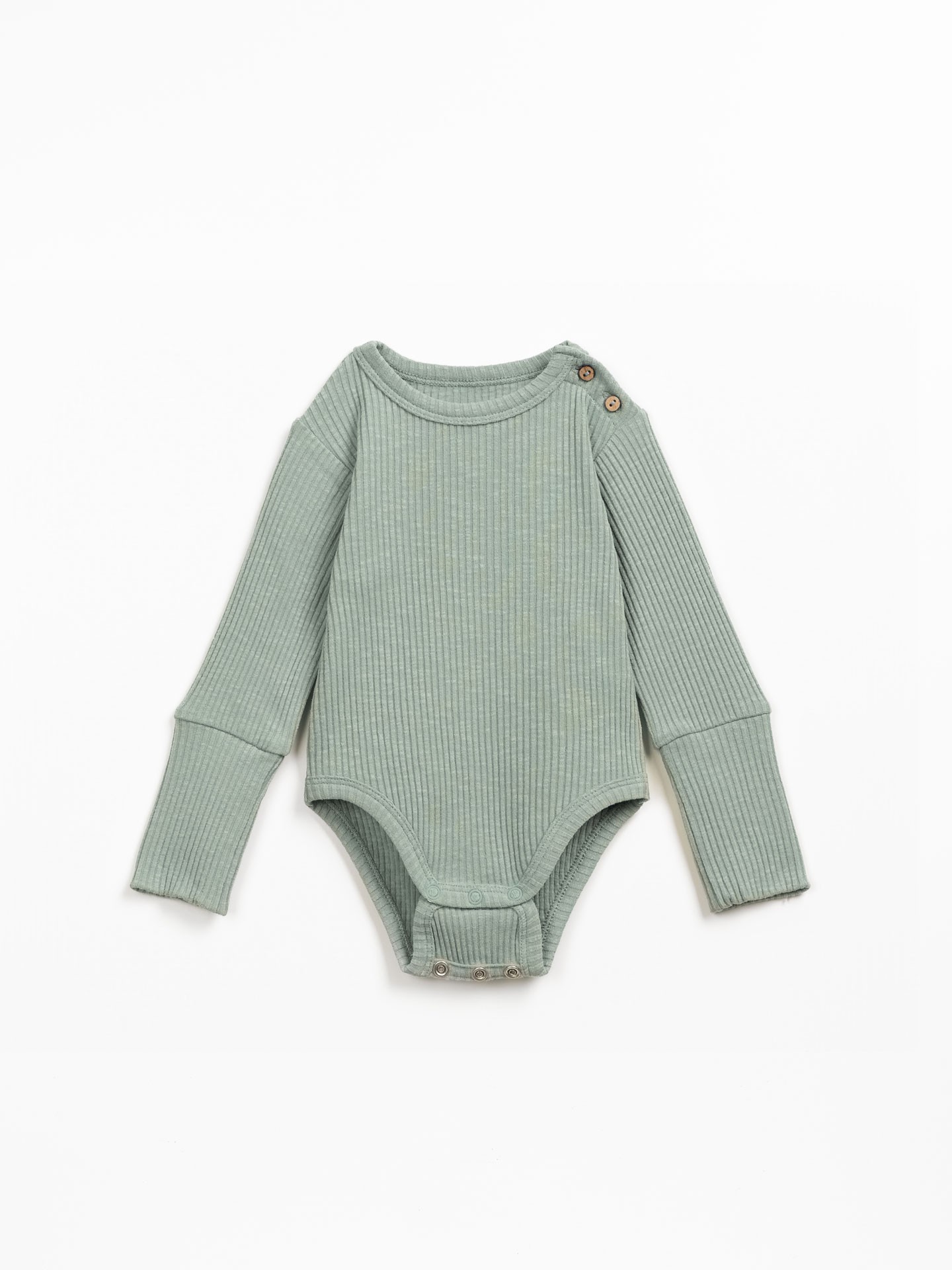 Ribbed bodysuit with organic cotton