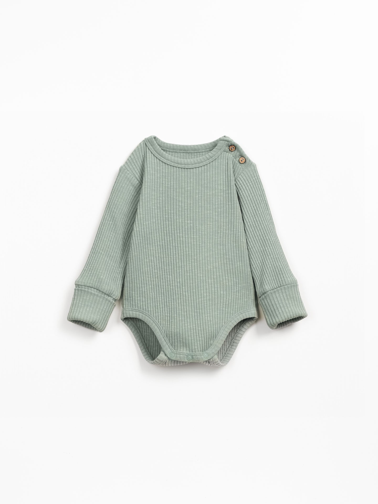 Ribbed bodysuit with organic cotton