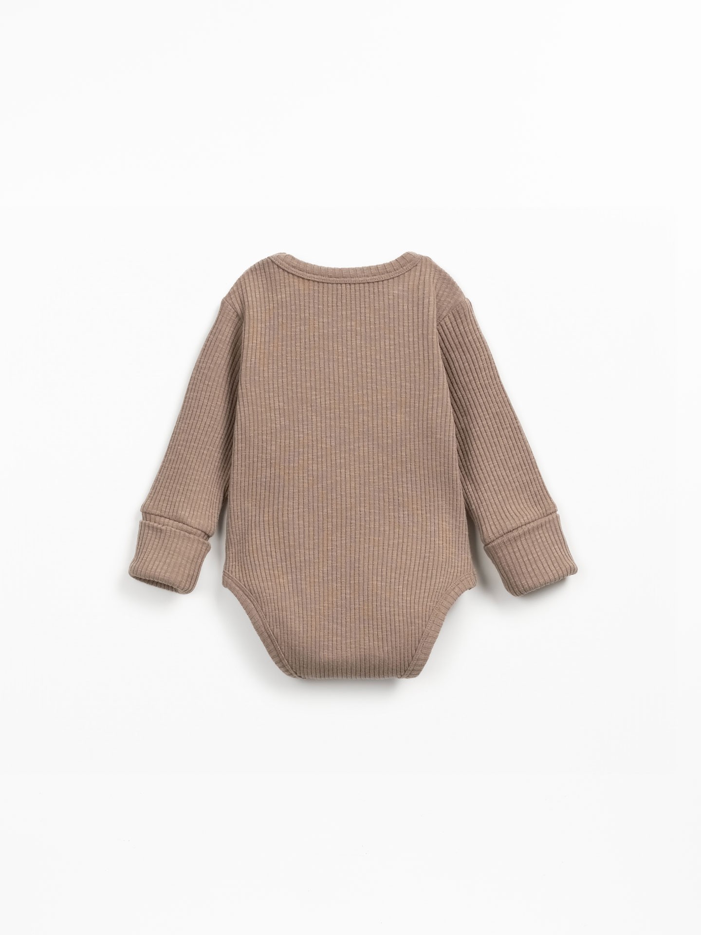 Ribbed bodysuit in organic cotton