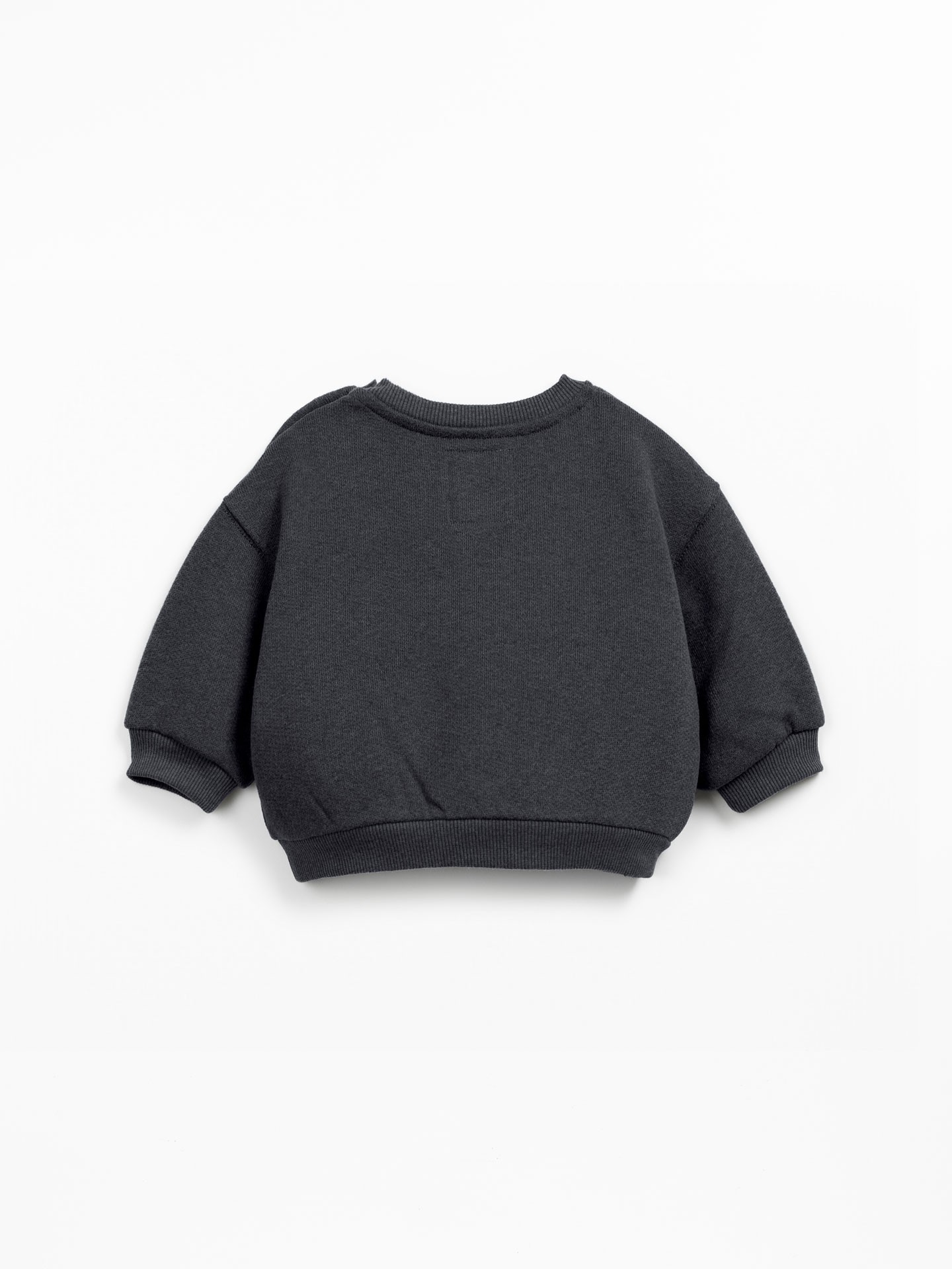 Sweatshirt in a blend of natural and recycled fibers